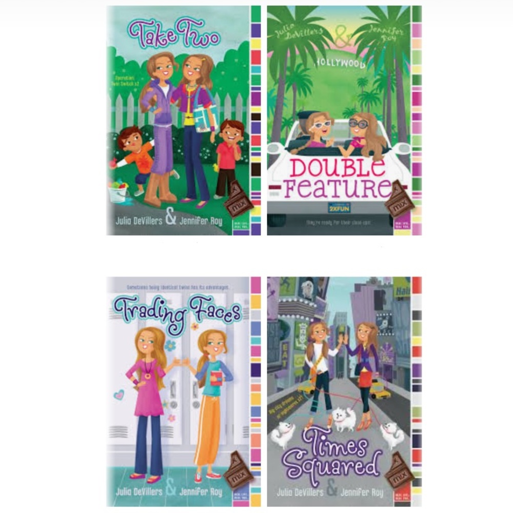 5 Fiction books complete series. (In order left to right, top to bottom).